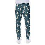 Baby Rabbit Pattern Print Scuba Joggers