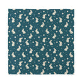 Baby Rabbit Pattern Print Silk Bandana