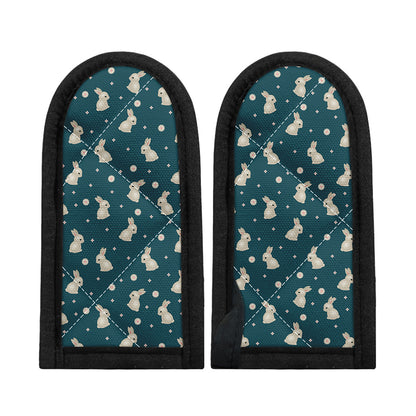 Baby Rabbit Pattern Print Skillet Handle Cover