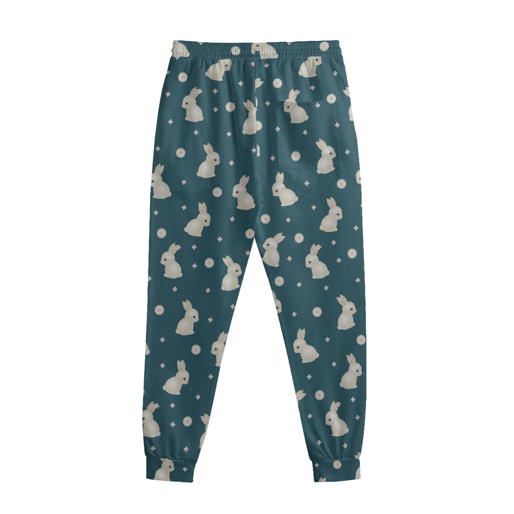 Baby Rabbit Pattern Print Sweatpants