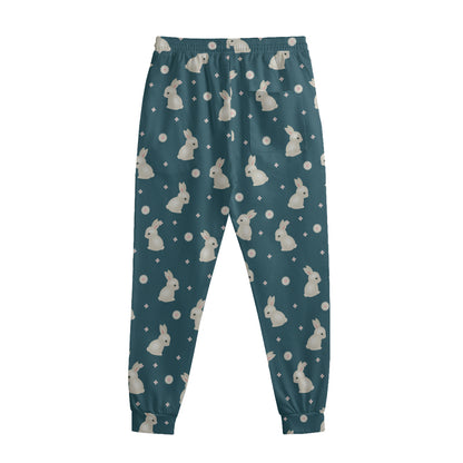 Baby Rabbit Pattern Print Sweatpants