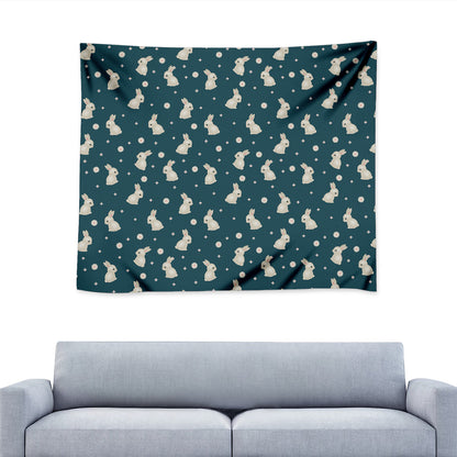 Baby Rabbit Pattern Print Tapestry