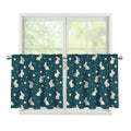 Baby Rabbit Pattern Print Tier Curtains