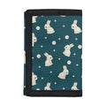 Baby Rabbit Pattern Print Trifold Wallet