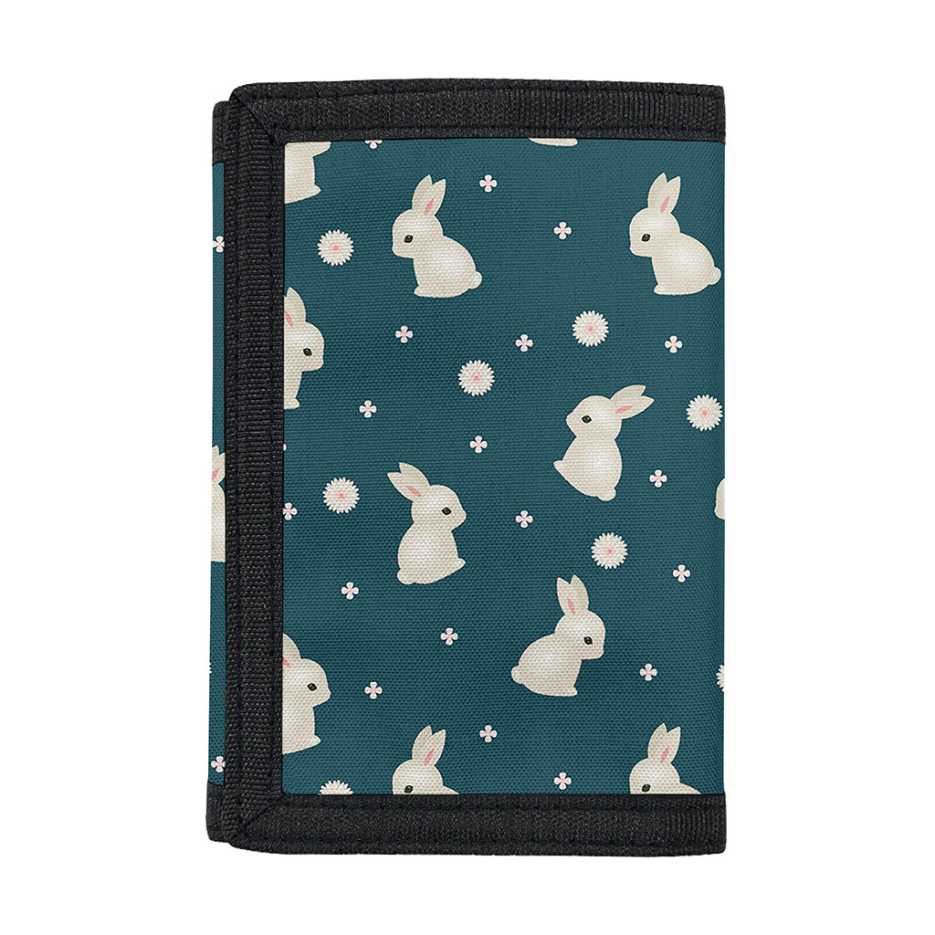 Baby Rabbit Pattern Print Trifold Wallet