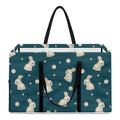 Baby Rabbit Pattern Print Utility Tote Bag