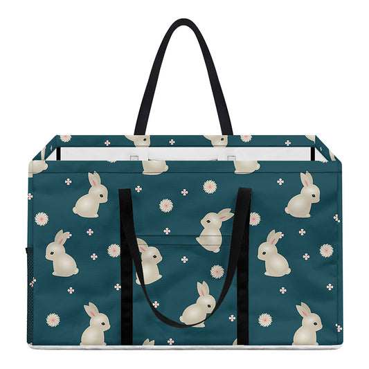 Baby Rabbit Pattern Print Utility Tote Bag