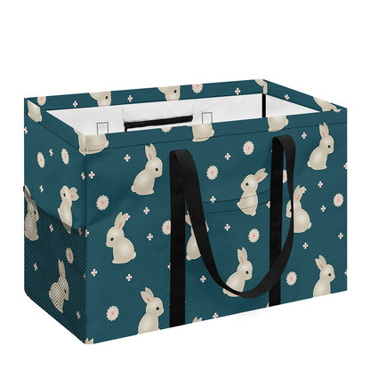 Baby Rabbit Pattern Print Utility Tote Bag