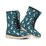 Baby Rabbit Pattern Print Winter Boots