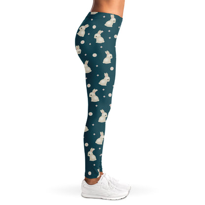 Baby Rabbit Pattern Print Women's Leggings