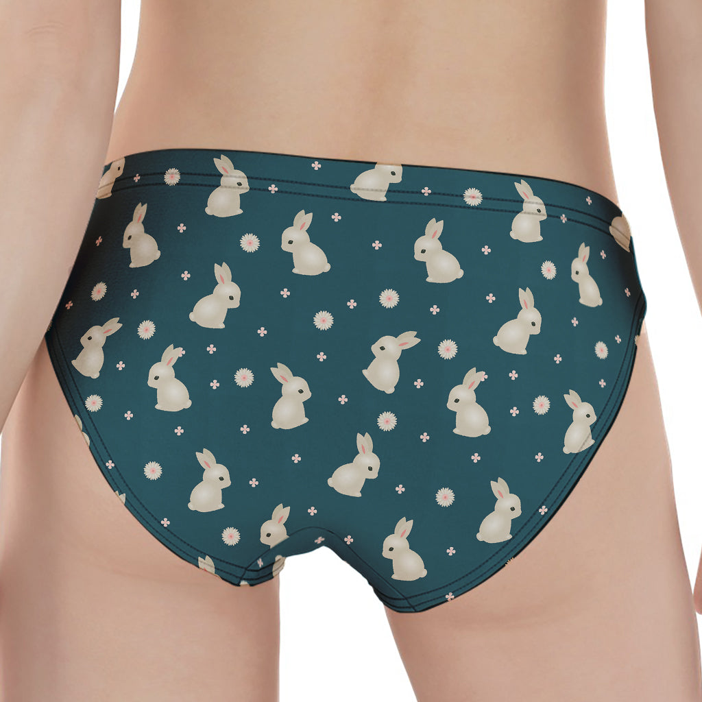 Baby Rabbit Pattern Print Women's Panties