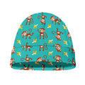 Banana And Monkey Pattern Print Beanie