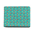 Banana And Monkey Pattern Print Bifold Wallet