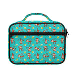 Banana And Monkey Pattern Print Briefcase Bible Bag