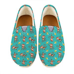 Banana And Monkey Pattern Print Casual Shoes