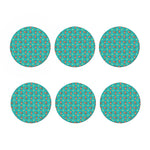 Banana And Monkey Pattern Print Coaster Set