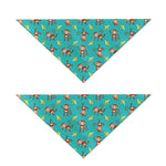 Banana And Monkey Pattern Print Dog Bandana