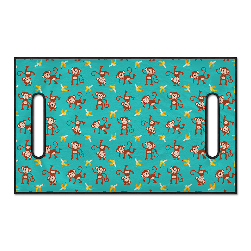 Banana And Monkey Pattern Print Golf Cart Seat Cover