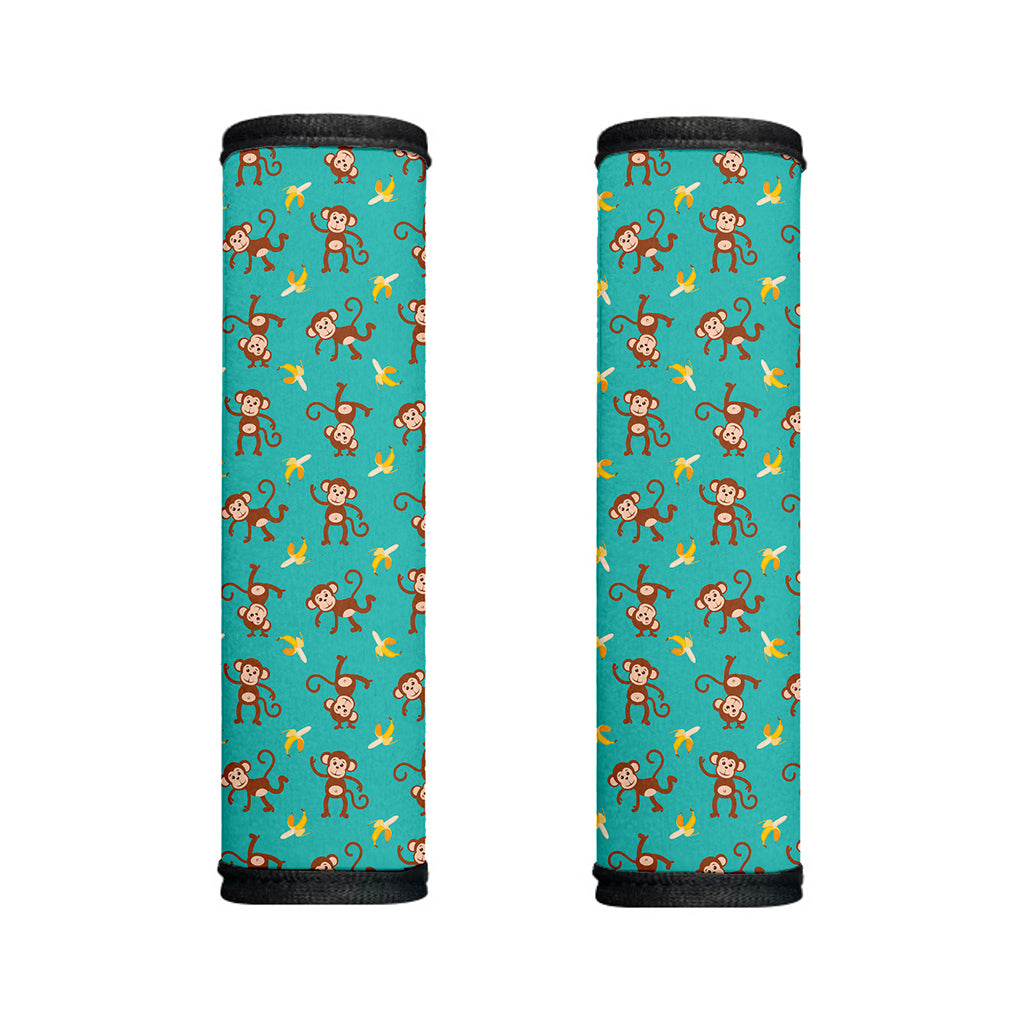 Banana And Monkey Pattern Print Handle Covers