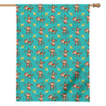 Banana And Monkey Pattern Print House Flag