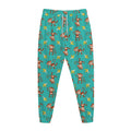 Banana And Monkey Pattern Print Jogger Pants