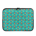 Banana And Monkey Pattern Print Laptop Sleeve