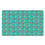 Banana And Monkey Pattern Print Polyester Doormat