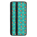 Banana And Monkey Pattern Print Refrigerator Handle Covers