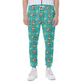Banana And Monkey Pattern Print Joggers