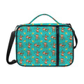 Banana And Monkey Pattern Print Shoulder Strap Bible Bag