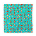 Banana And Monkey Pattern Print Silk Bandana