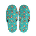 Banana And Monkey Pattern Print Slippers