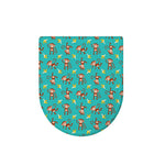 Banana And Monkey Pattern Print Toilet Lid Cover