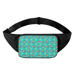 Banana And Monkey Pattern Print Waist Bag