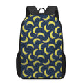 Banana Fruit Pattern Print 17 Inch Backpack