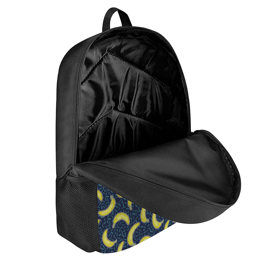 Banana Fruit Pattern Print 17 Inch Backpack