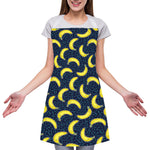 Banana Fruit Pattern Print Adjustable Apron