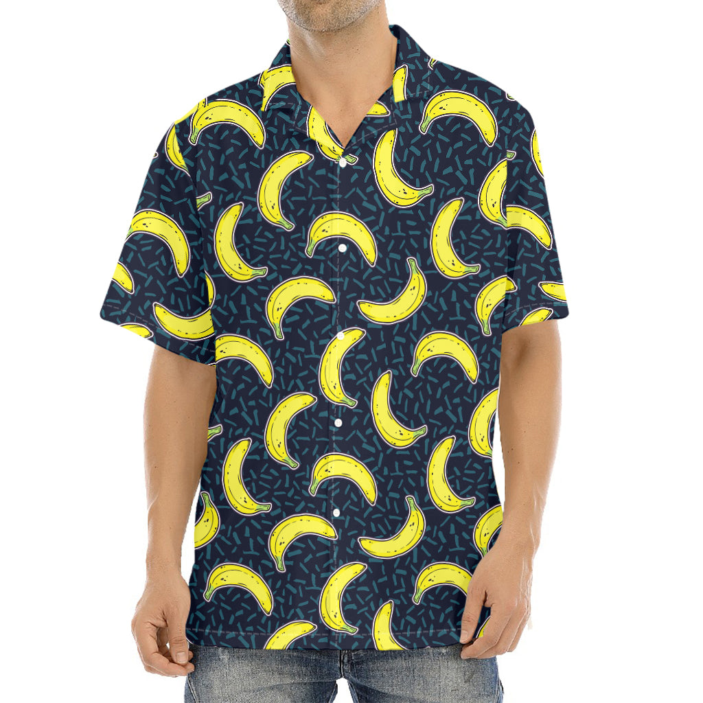 Banana Fruit Pattern Print Aloha Shirt