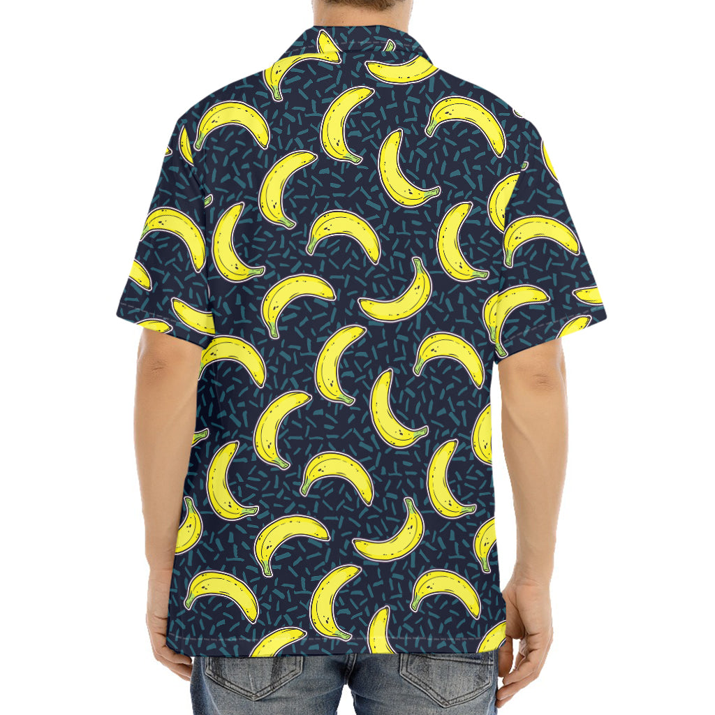 Banana Fruit Pattern Print Aloha Shirt