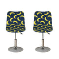 Banana Fruit Pattern Print Bar Stool Covers