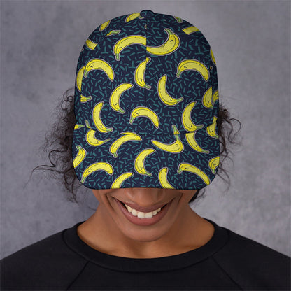 Banana Fruit Pattern Print Baseball Cap