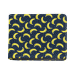 Banana Fruit Pattern Print Bifold Wallet