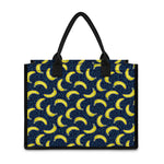 Banana Fruit Pattern Print Canvas Tote Bag