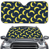 Banana Fruit Pattern Print Car Windshield Sun Shade