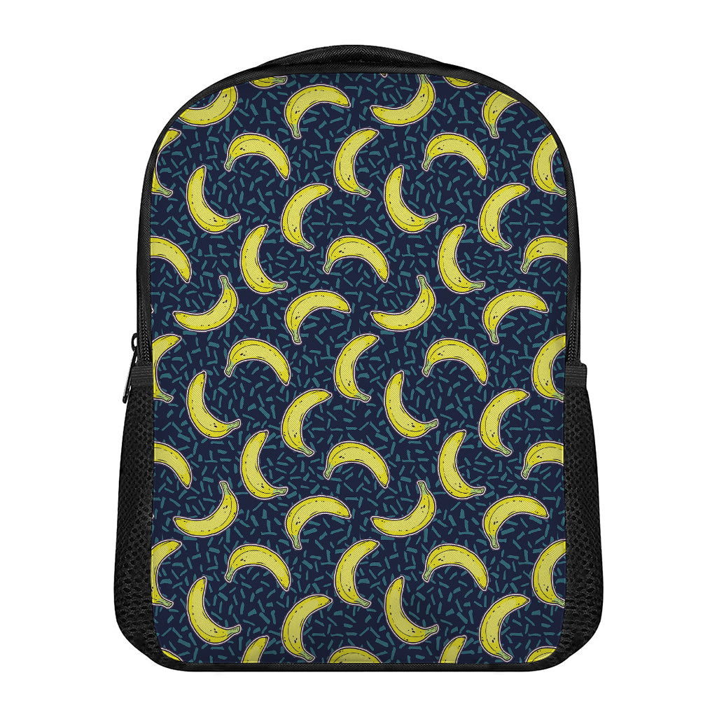 Banana Fruit Pattern Print Casual Backpack