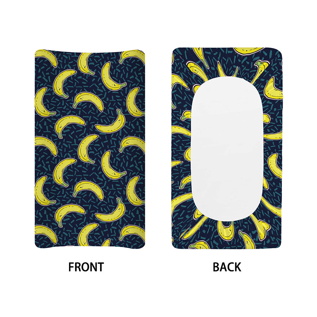 Banana Fruit Pattern Print Changing Pad Cover