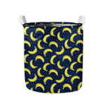 Banana Fruit Pattern Print Collapsible Laundry Basket