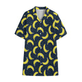 Banana Fruit Pattern Print Cotton Hawaiian Shirt