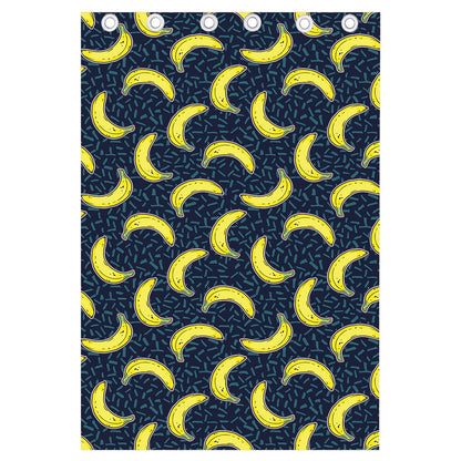 Banana Fruit Pattern Print Curtain