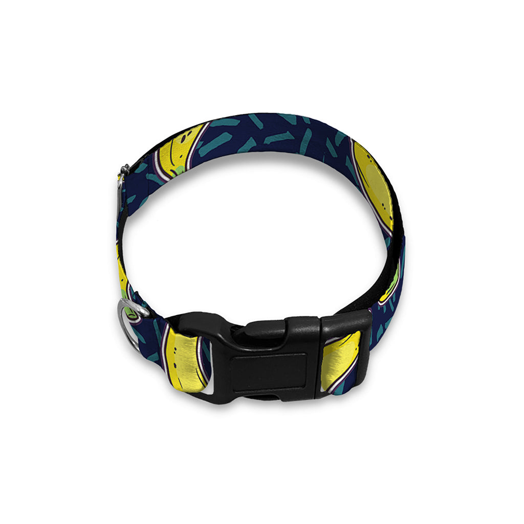 Banana Fruit Pattern Print Dog Collar